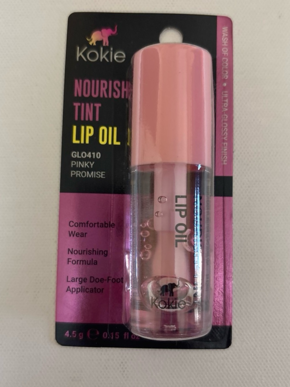 Kokie Nourishing Tint Lip Oil — Pink Shade -the viral tik tok gloss!!!